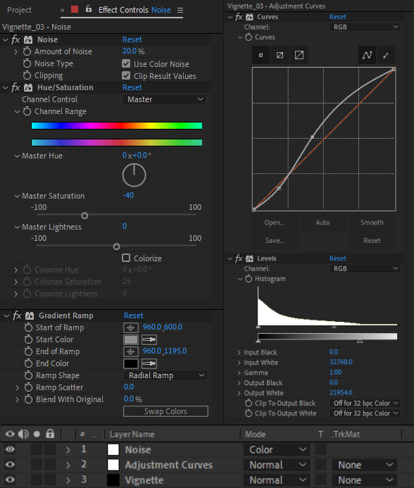 Layers and FX for removing banding